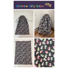 Santa Sack - Large - Snowmen on Dark Grey Santa Sack - Large - Snowmen on Dark Grey